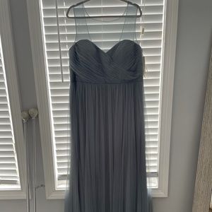 Jenny Yoo Mayan blue Tulle bridesmaid dress